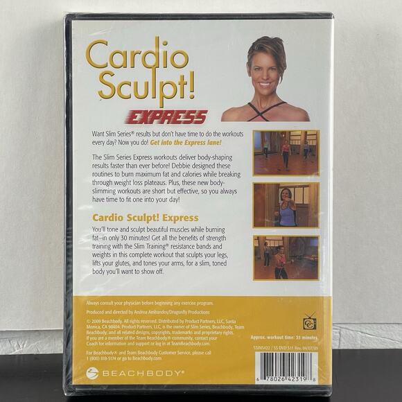 Workout DVDs Beach Body DVD SLIM SERIES New, Unopened Lot of 4 - Picture 7 of 11